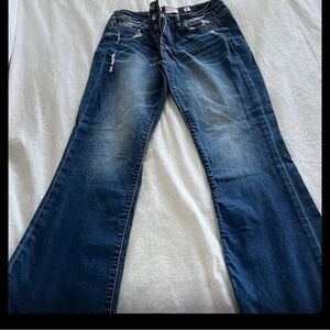 Miss Me Dark Blue Boot Cut Jeans
